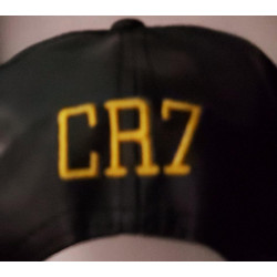 CR7 GORRA DE CUERO BORDADA (visera plana)