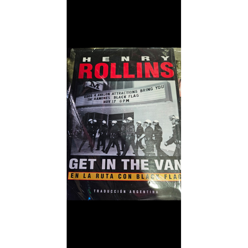 Henry Rollins  Libro get in the van rollins band